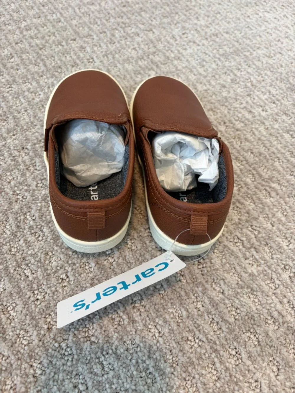 Toddler Faux Leather Casual Sneakers